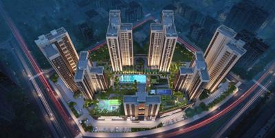 Balcony Image of 1979 Sq.ft 4 BHK Apartment / Flat for sale in Town Square, New Town Kolkata for Rs. 39500000