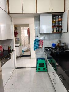 Kitchen Image of 1100 Sq.ft 2 BHK Apartment / Flat for rent in Ghatlodiya Ahmedabad for Rs. 28000