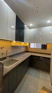 Kitchen Image of 500 Sq.ft 2 BHK Builder Floor for rent in Shastri Nagar New Delhi for Rs. 18000