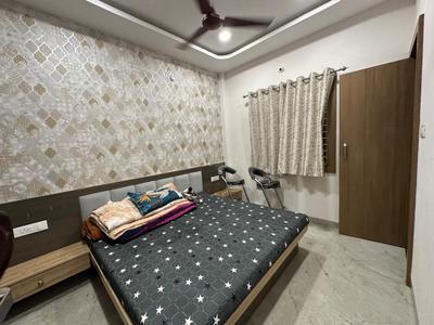 Bedroom Image of 500 Sq.ft 1 BHK Builder Floor for rent in Pipliya Kumar Indore for Rs. 20000