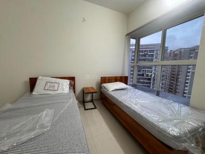 Bedroom Image of 1450 Sq.ft 3 BHK Apartment / Flat for rent in Pegasus Megapolis Mystic, Hinjawadi Phase 3 Pune for Rs. 52000