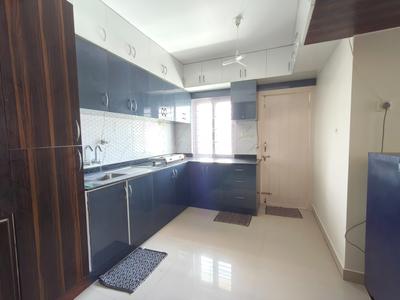 Kitchen Image of 1400 Sq.ft 2 BHK Builder Floor for rent in Kasturi Nagar Bengaluru for Rs. 50000