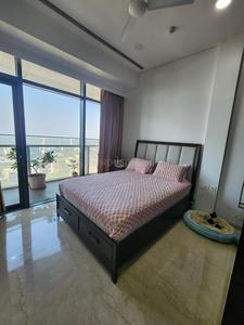Bedroom Image of 1900 Sq.ft 4 BHK Apartment / Flat for rent in Enpar Lotus 101 Worli Residences, Lower Parel Mumbai for Rs. 350000