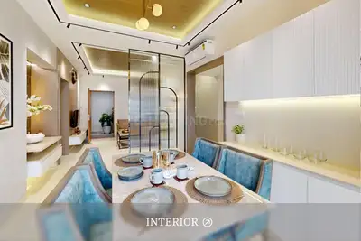 Kitchen Image of 1349 Sq.ft 3 BHK Apartment / Flat for sale in Urbanrise Spring Tide, Mahindra World City Chennai for Rs. 8892000