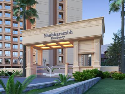 Image of 610 Sq.ft 1 BHK Apartment / Flat for sale in Aarambh Shubharambh Residency, Bhiwandi, Thane for Rs. 3500000