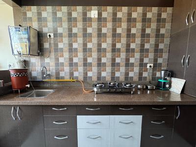 Kitchen Image of 844 Sq.ft 3 BHK Apartment / Flat for sale in Maruti Skylights , Bopal Ahmedabad for Rs. 8500000