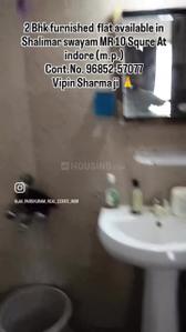 Bathroom Image of 985 Sq.ft 2 BHK Apartment / Flat for rent in Mirchandani Shalimar Swayam, Bhangarh Indore for Rs. 21000