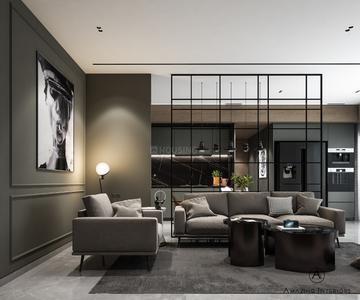 Hall Image of 2025 Sq.ft 3 BHK Apartment / Flat for sale in Raghuvir Sheron, Vesu Surat for Rs. 10000000