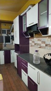 Kitchen Image of 1665 Sq.ft 3 BHK Apartment / Flat for rent in Rajwada Altitude Block 1, Saha Para Kolkata for Rs. 30000