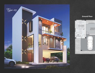 Image of 3400 Sq.ft 4 BHK Villa for sale in Vani Vihar, Bhubaneswar for Rs. 24800000