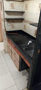 Kitchen Image of 600 Sq.ft 1 BHK Apartment / Flat for rent in Dharamveer Nagar Thane for Rs. 27000