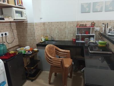 Kitchen Image of 600 Sq.ft 1 BHK Apartment / Flat for sale in Lodha Belmondo, Gahunje Pune for Rs. 7600000