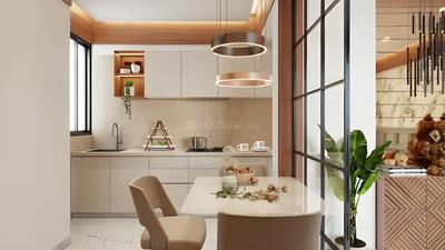 Kitchen Image of 1300 Sq.ft 2 BHK Apartment / Flat for sale in Happy Uptown, Bopal Ahmedabad for Rs. 6400000
