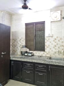Kitchen Image of 150 Sq.ft 1 RK Builder Floor for rent in Bindapur New Delhi for Rs. 9500