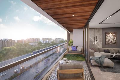 Balcony Image of 2475 Sq.ft 3 BHK Apartment / Flat for sale in Abhishek Apple Green 2, Koba Gandhinagar for Rs. 10725000