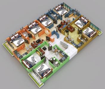 Image of 700 Sq.ft 2 BHK Apartment / Flat for sale in Salt Lake City, Kolkata for Rs. 3800000