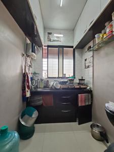 Kitchen Image of 550 Sq.ft 1 BHK Apartment / Flat for sale in Kalwa Thane for Rs. 4000000