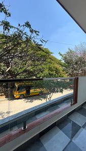Balcony Image of 600 Sq.ft 1 BHK Independent House for rent in Domlur Layout Bengaluru for Rs. 33000