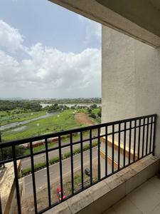 Balcony Image of 650 Sq.ft 1 BHK Apartment / Flat for rent in Rutu Riverview Classic, Kalyan West Kalyan for Rs. 12999