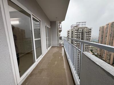 Balcony Image of 1500 Sq.ft 3 BHK Apartment / Flat for rent in Shri Radha Aqua Garden, Noida Extension Greater Noida for Rs. 27000