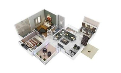Image of 1398 Sq.ft 2 BHK Apartment / Flat for sale in Royal Hill Crest, Ravet, Pune for Rs. 7100000