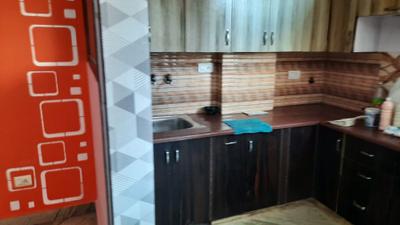 Kitchen Image of 990 Sq.ft 2 BHK Builder Floor for rent in Preet Vihar New Delhi for Rs. 25000