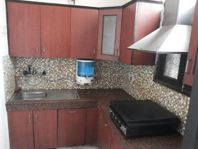 Kitchen Image of 850 Sq.ft 1 BHK Builder Floor for rent in Sector 41 Noida for Rs. 25000
