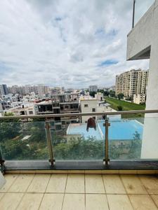 Balcony Image of 600 Sq.ft 1 BHK Apartment / Flat for rent in Gagan Micasaa, Wagholi Pune for Rs. 15500