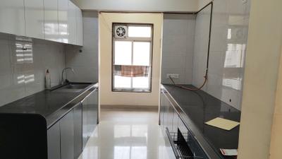 Kitchen Image of 1200 Sq.ft 3 BHK Apartment / Flat for rent in Godrej Prime, Chembur Mumbai for Rs. 100000