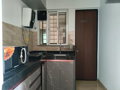Kitchen Image of 623 Sq.ft 1 BHK Apartment / Flat for rent in VTP Leonara Building G, Mahalunge Pune for Rs. 22000