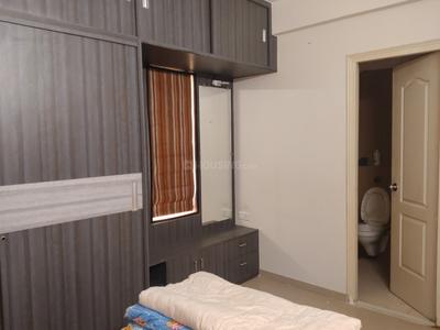 Bedroom Image of 950 Sq.ft 2 BHK Apartment / Flat for rent in Pacifica San Martin, Atladara Vadodara for Rs. 20000