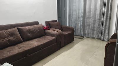Living Room Image of 490 Sq.ft 1 BHK Apartment / Flat for rent in RG Residency, Sector 120 Noida for Rs. 25000