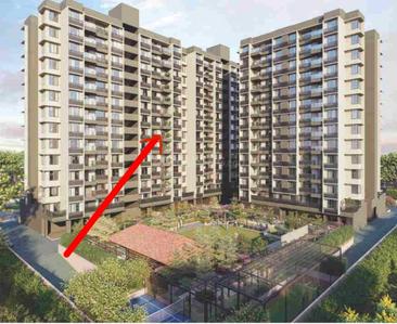 Image of 1600 Sq.ft 3 BHK Apartment / Flat for sale in Ayunam Greens, Kudasan, Gandhinagar for Rs. 8900000