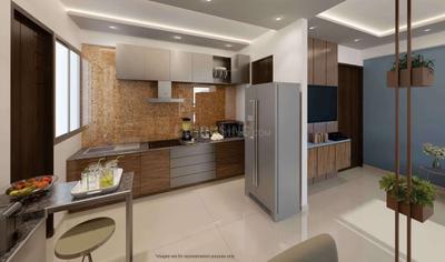 Kitchen Image of 1296 Sq.ft 2 BHK Apartment / Flat for sale in Aniket Sky, Ognaj Ahmedabad for Rs. 6100000