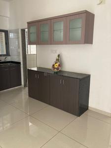 Kitchen Image of 1200 Sq.ft 3 BHK Apartment / Flat for rent in Darshanam Club Life Phase Il, Undera Vadodara for Rs. 26000