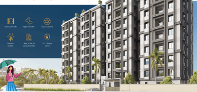 Image of 1817 Sq.ft 3 BHK Apartment / Flat for sale in Jay Jagannath Pramod Signature, Patrapada, Bhubaneswar for Rs. 13816000