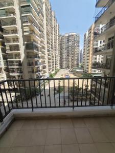 Balcony Image of 1400 Sq.ft 3 BHK Apartment / Flat for rent in Panchsheel Wellington, Crossings Republik Ghaziabad for Rs. 17500