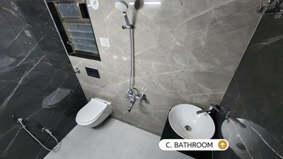 Bathroom Image of 1000 Sq.ft 2 BHK Apartment / Flat for sale in Imperial Anantha, Vasai West Vasai for Rs. 10000000