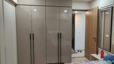 Bedroom Image of 2000 Sq.ft 3 BHK Apartment / Flat for rent in Avikam Giriraj, Zundal Ahmedabad for Rs. 40000