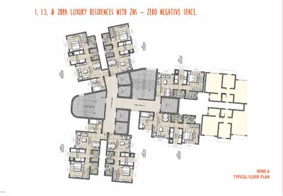 Image of 660 Sq.ft 2 BHK Apartment / Flat for sale in Sheth Avante, Kanjurmarg West, Mumbai for Rs. 11000000