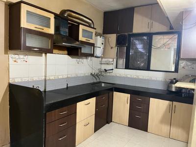 Kitchen Image of 612 Sq.ft 1 BHK Apartment / Flat for rent in Samarth Vihar, Pimple Gurav Pune for Rs. 17000