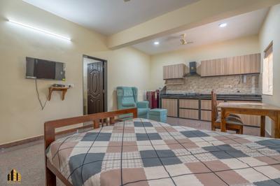Bedroom Image of 500 Sq.ft 1 RK Apartment / Flat for rent in Colva Goa for Rs. 19000