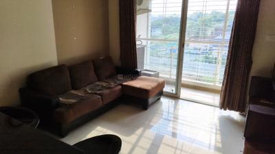 Living Room Image of 600 Sq.ft 1 BHK Apartment / Flat for rent in Paranjape Pebbles, Bhugaon Pune for Rs. 23500