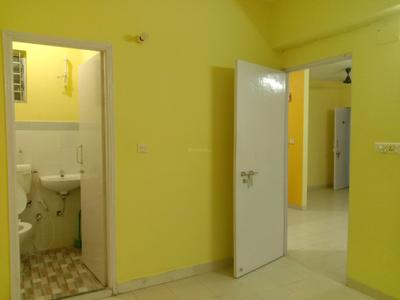 Bedroom Image of 680 Sq.ft 2 BHK Apartment / Flat for rent in Shapoorji Pallonji Shukhobrishti, New Town Kolkata for Rs. 14000