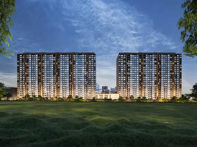 Image of 1140 Sq.ft 2 BHK Apartment / Flat for sale in Saniket The Rising, Kiwale, Pune for Rs. 6800000