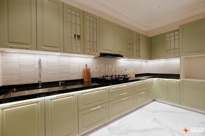 Kitchen Image of 2150 Sq.ft 4 BHK Apartment / Flat for sale in Shubh VEDA Tower E F G and Block 8, Akurdi Pune for Rs. 16000000