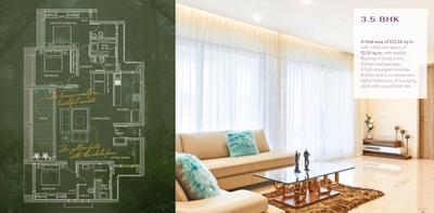 Hall Image of 1800 Sq.ft 3 BHK Apartment / Flat for sale in Aurum Q Islands R4, Ghansoli Navi Mumbai for Rs. 34500000