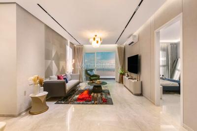 Hall Image of 800 Sq.ft 2 BHK Apartment / Flat for sale in L And T Island Cove Tower 4, Mahim Mumbai for Rs. 32000000