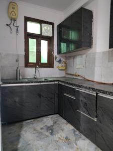 Kitchen Image of 1200 Sq.ft 3 BHK Apartment / Flat for rent in Rajpur New Delhi for Rs. 29500