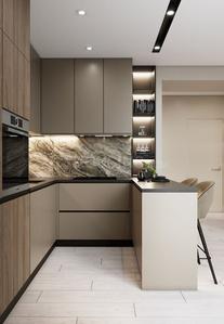 Kitchen Image of 1500 Sq.ft 4 BHK Independent House for sale in Ghatlodiya Ahmedabad for Rs. 15000000